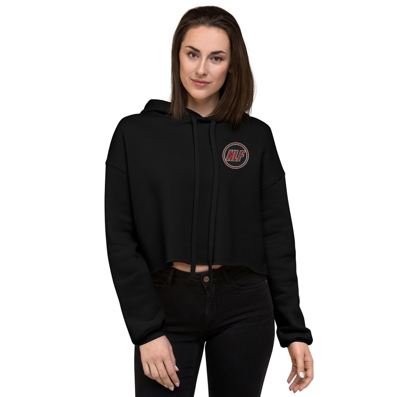 Black cropped hoodie - noireblanc